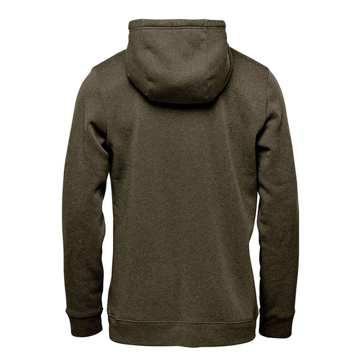Men's Monashee Fleece Pullover Hoody - Moss Heather - Back