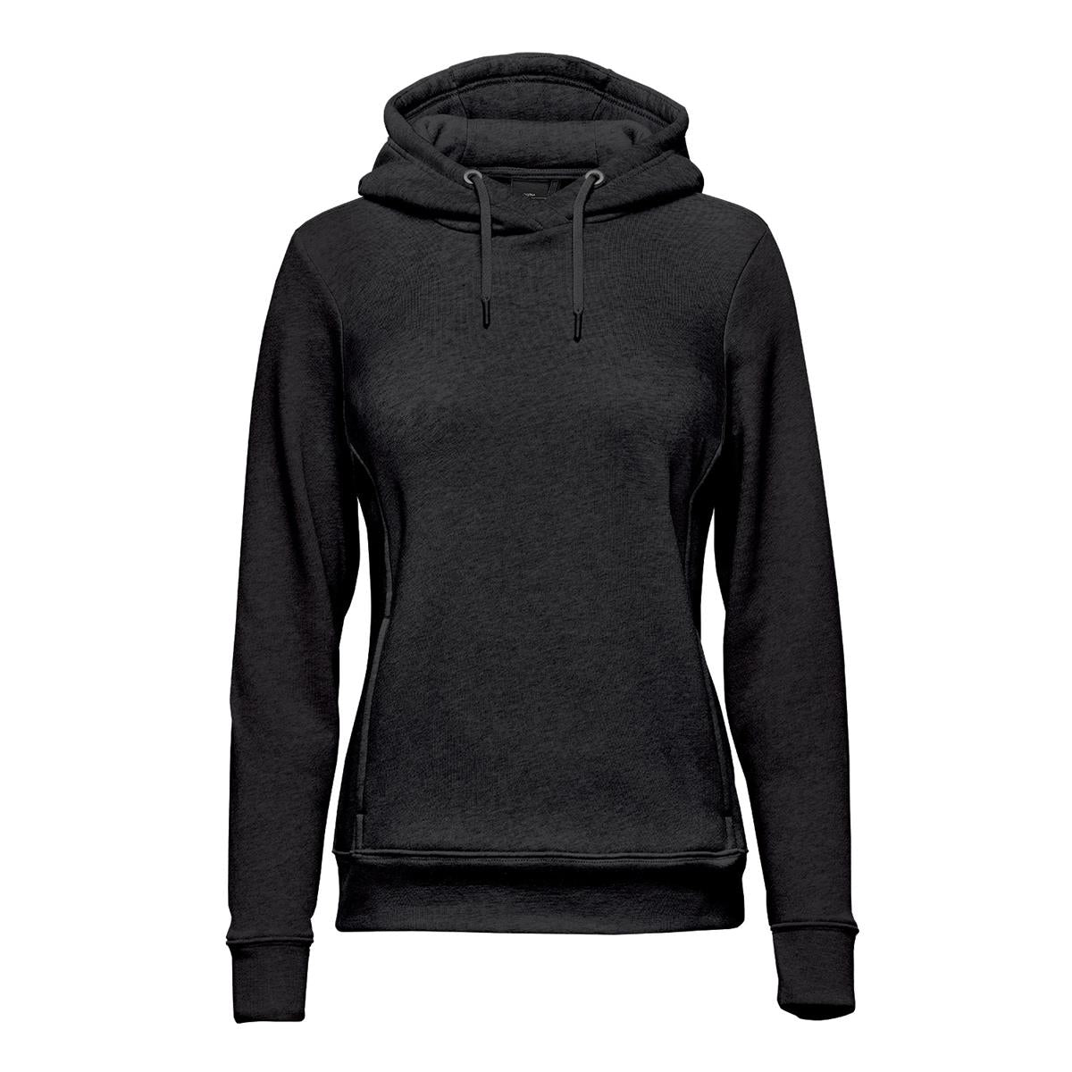 Women's Monashee Fleece Pullover Hoody - Black - Front