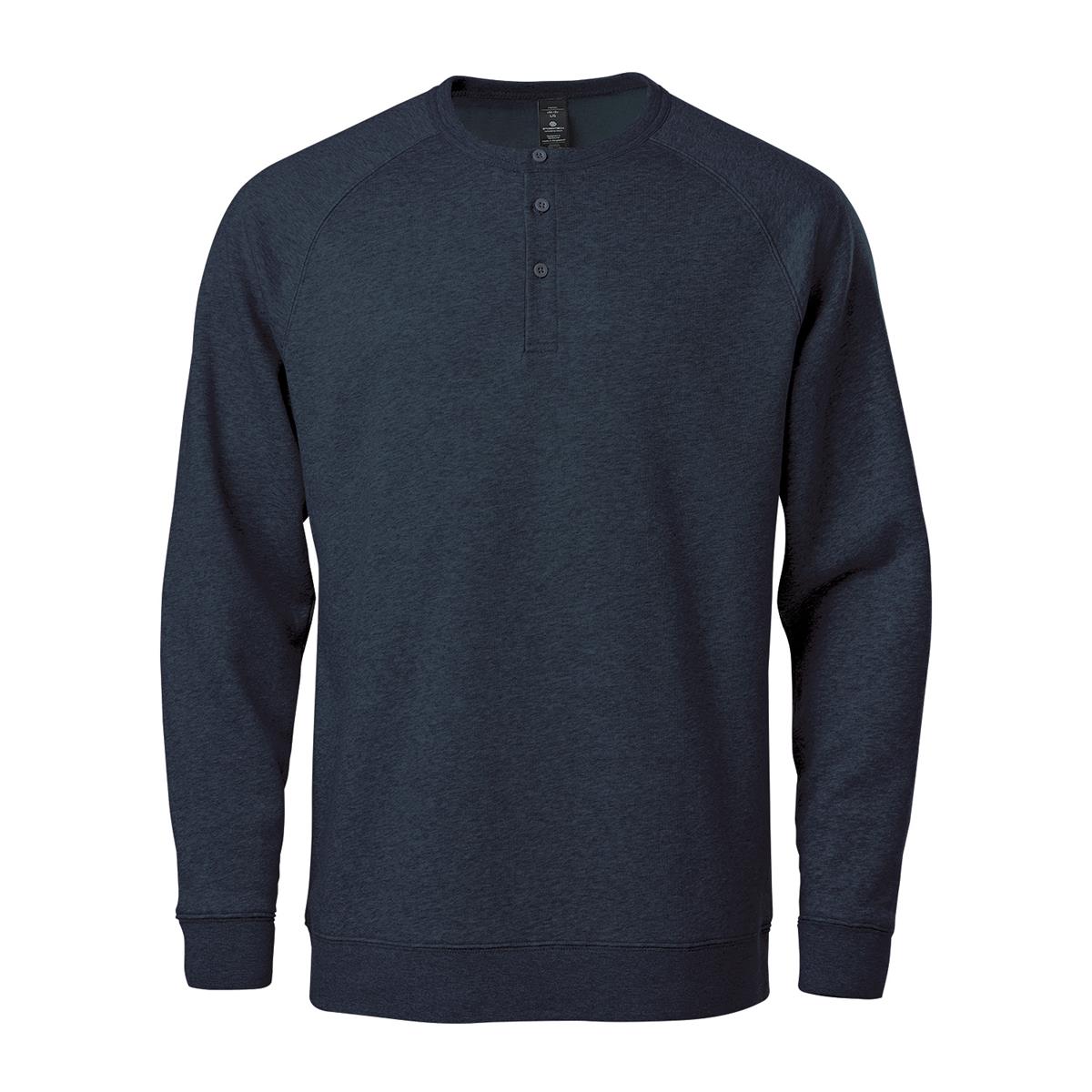 Men's Monashee Henley - Navy - Front