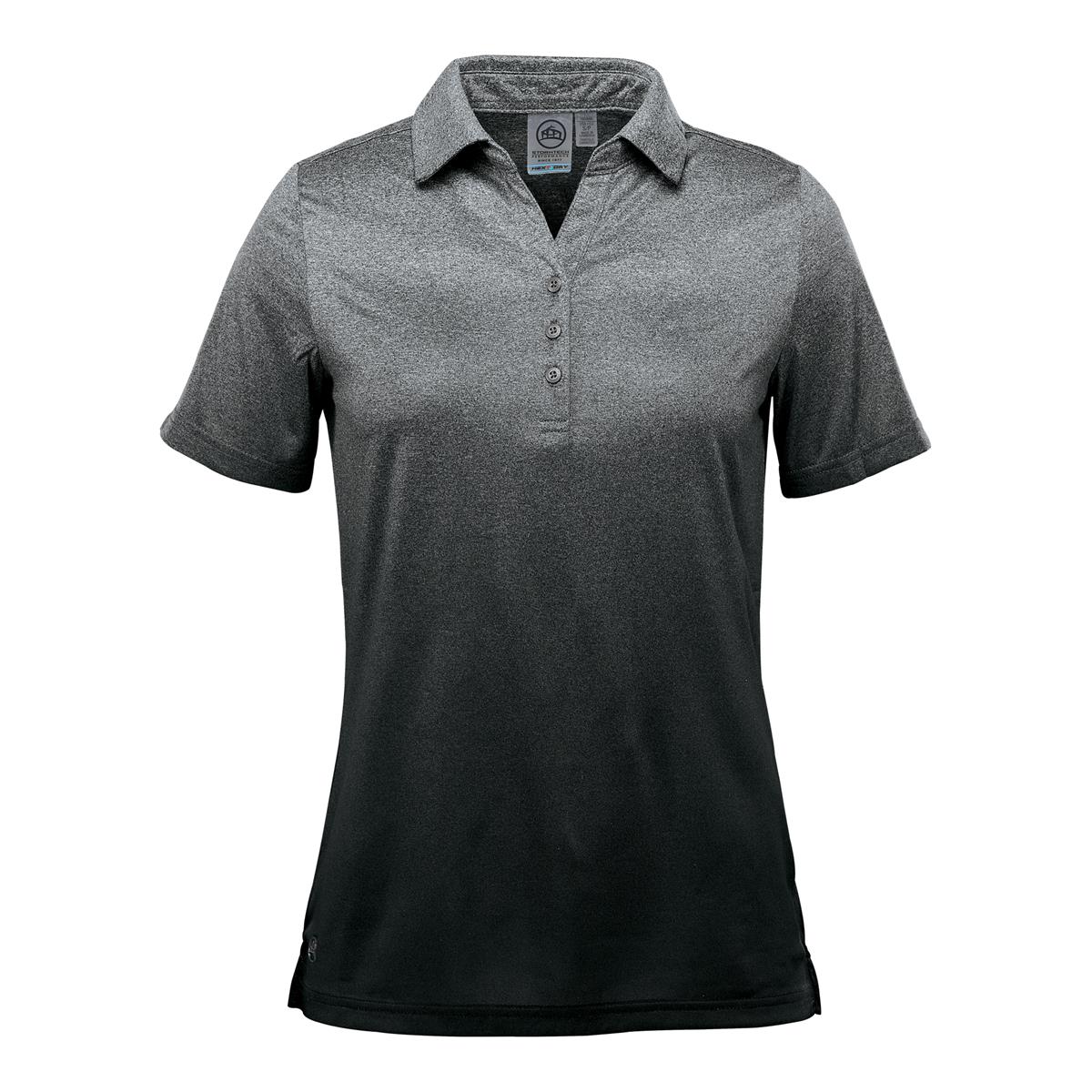 Women's Mirage Polo - Carbon Heather - Front