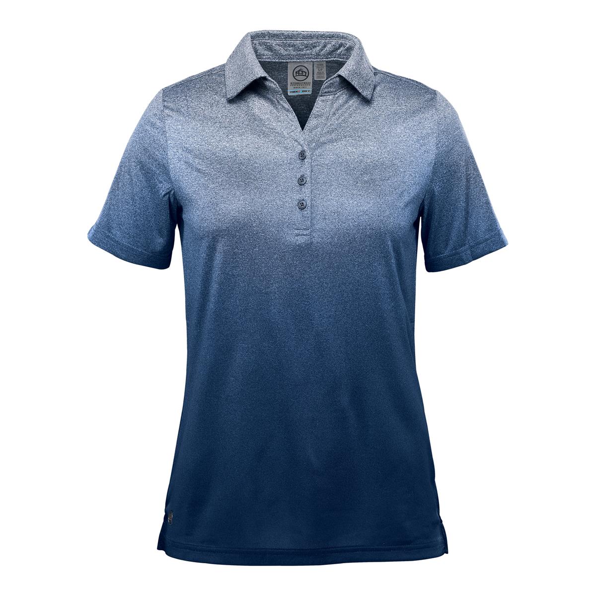 Women's Mirage Polo - Navy Heather - Front