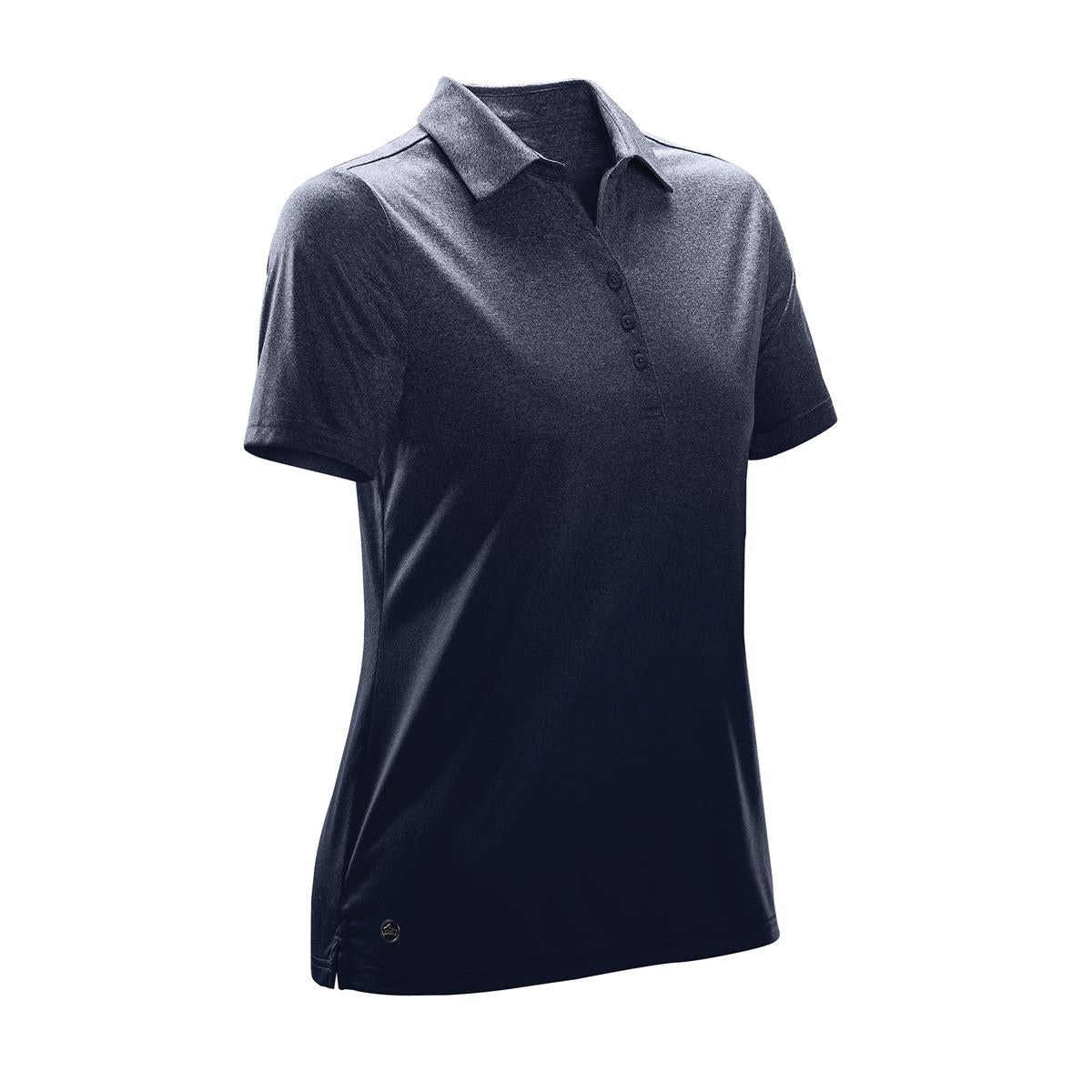 Women's Mirage Polo - Navy Heather - Back