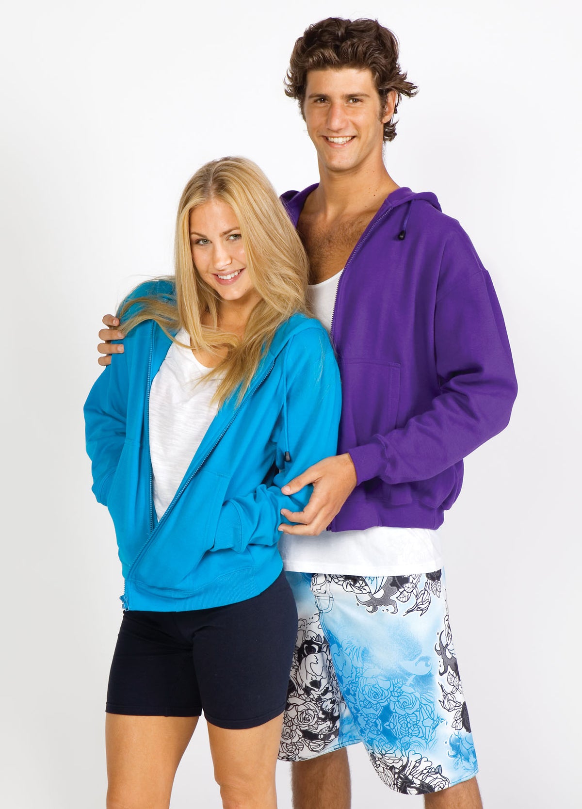 Mens Zip Hoodies with Pocket - view