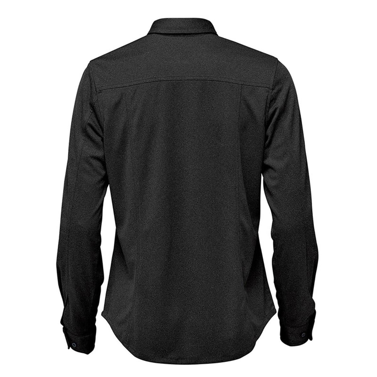 Women's Montauk Long Sleeve Shirt - Black - Back
