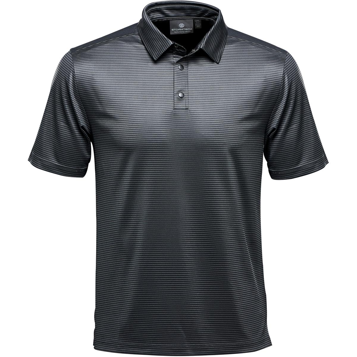 Men's Gulf Stream Polo - Carbon - Front