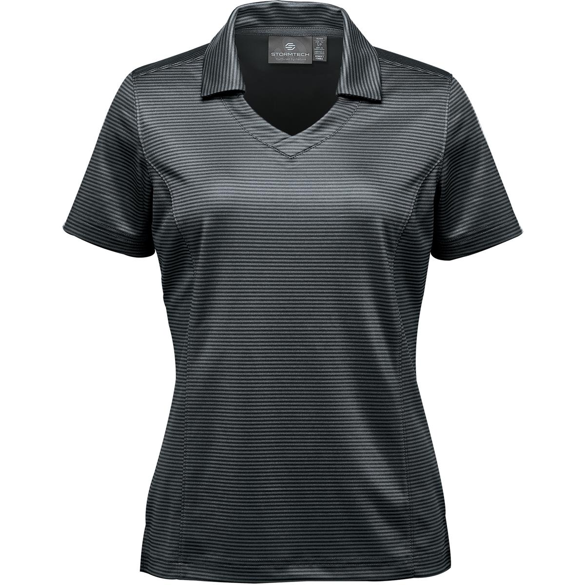 Women's Gulf Stream Polo - Carbon - Front