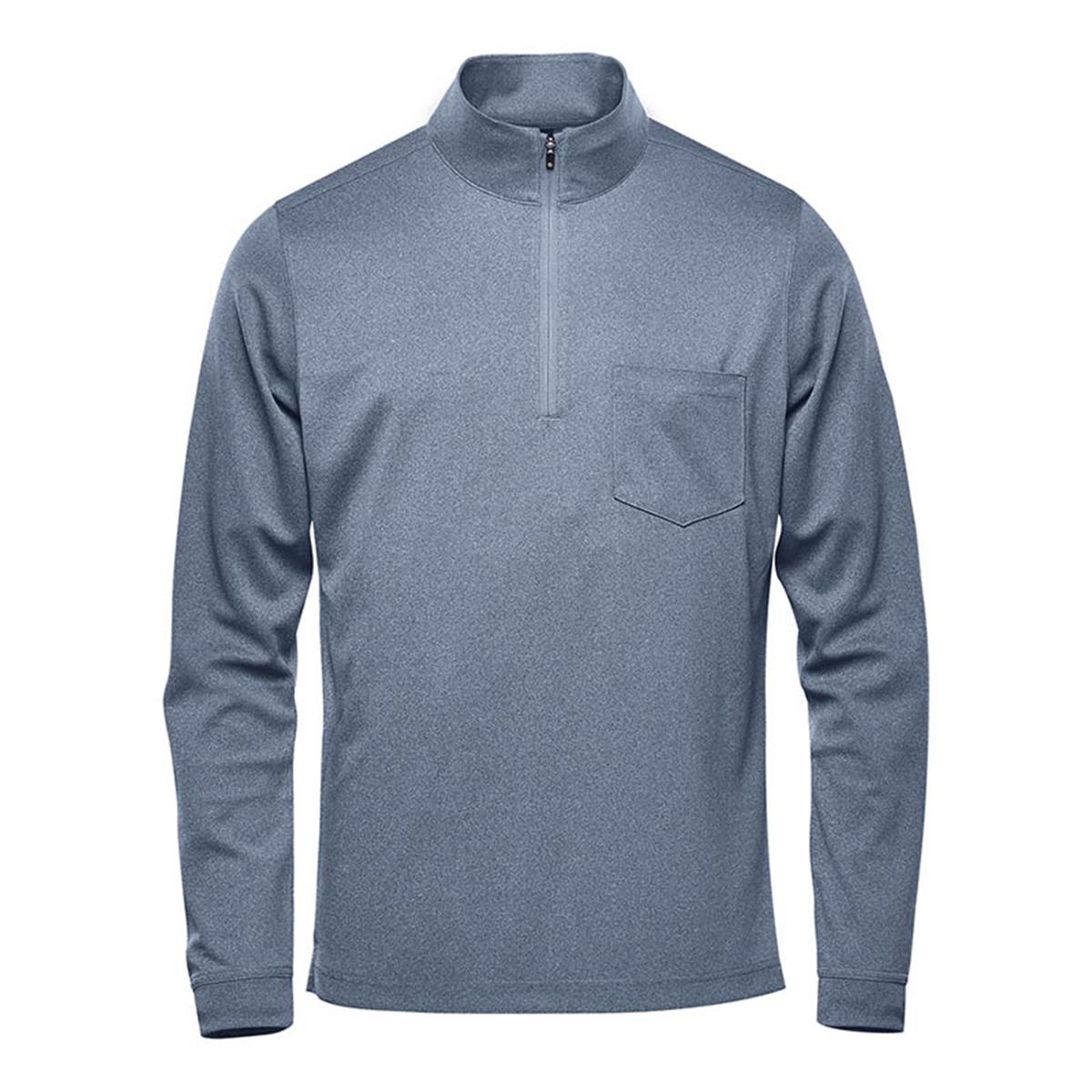 Men's Dockyard 1/4 Zip Pullover - Navy Heather - Front