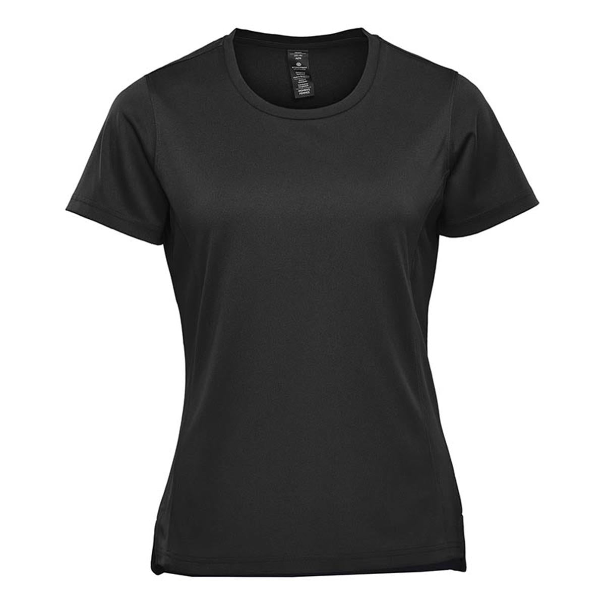 Women's Dockyard Performance Short Sleeve Tee - Black - Front