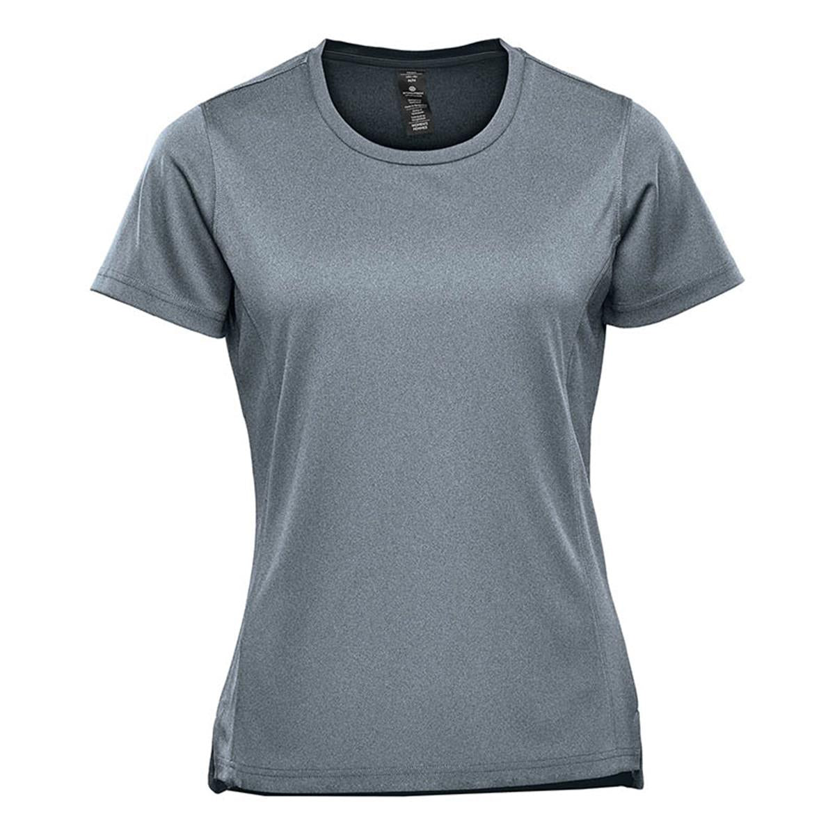 Women's Dockyard Performance Short Sleeve Tee - Dolphin Heather - Front