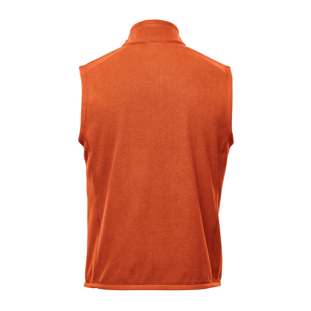 Men's Montauk Fleece Vest - Rust - Back