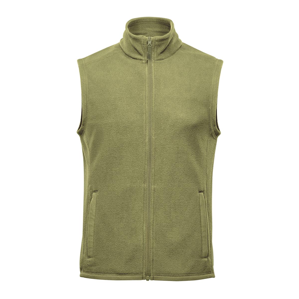 Men's Montauk Fleece Vest - Sage Green - Front