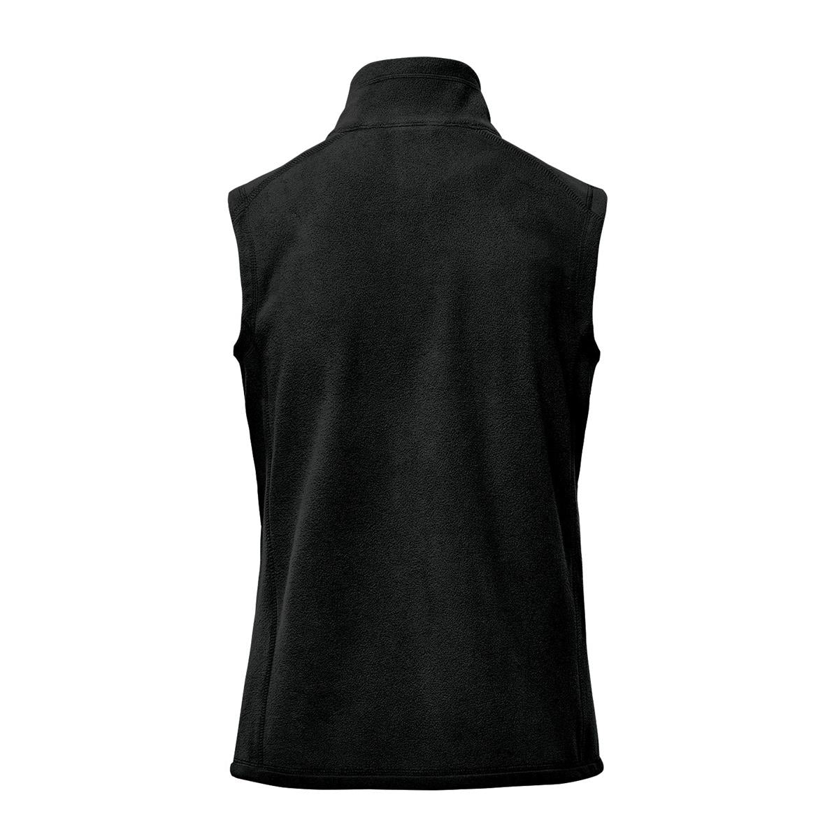 Women's Montauk Fleece Vest - Black - Back