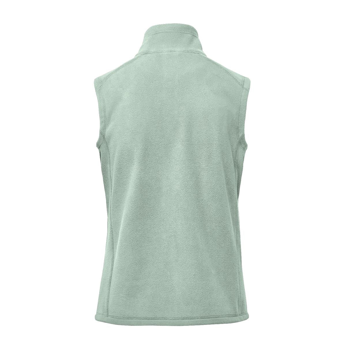 Women's Montauk Fleece Vest - Ice Blue - Back