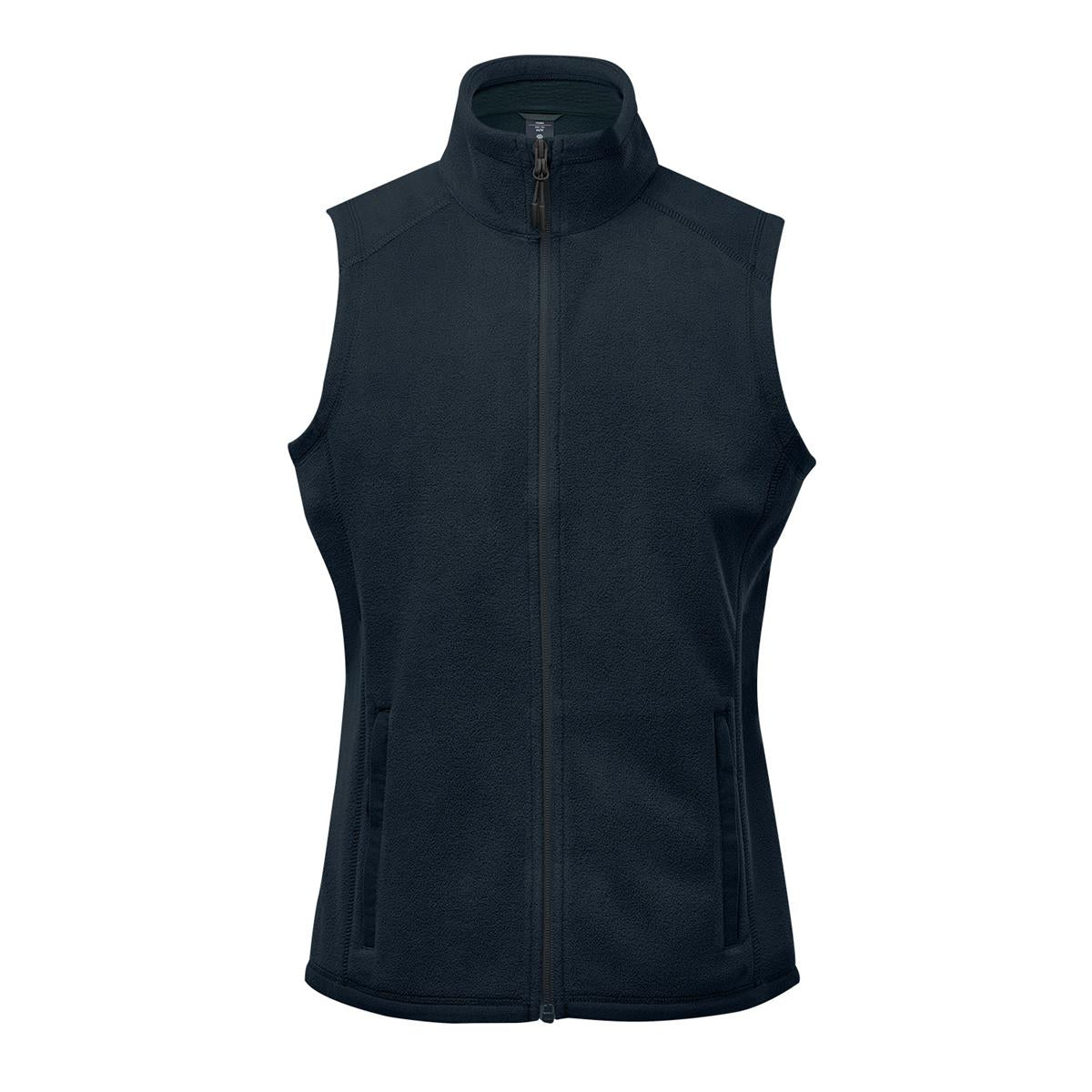 Women's Montauk Fleece Vest - Midnight - Front