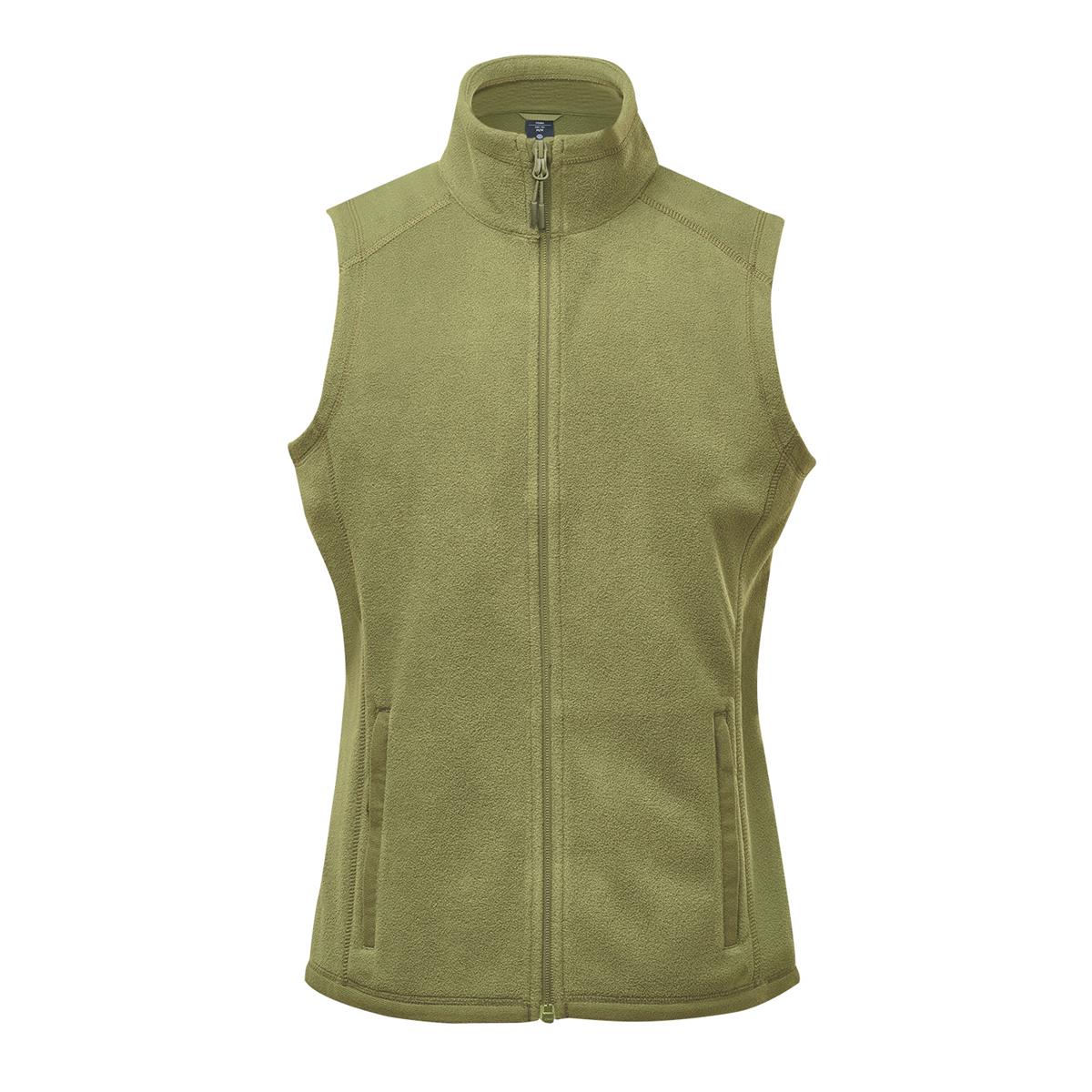 Women's Montauk Fleece Vest - Sage Green - Front