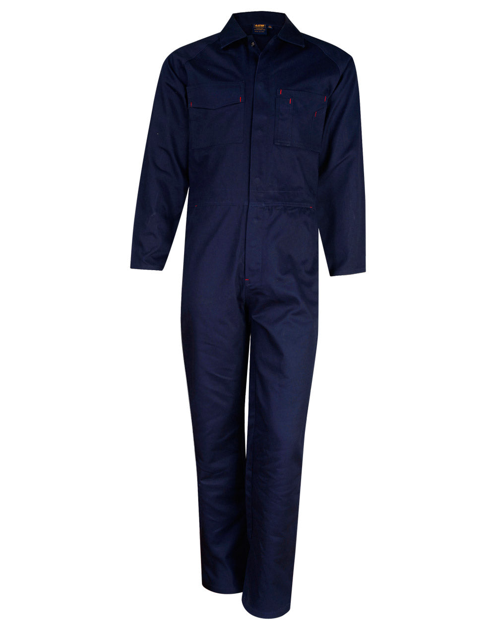 Men's Coverall Stout Size - Navy - Front