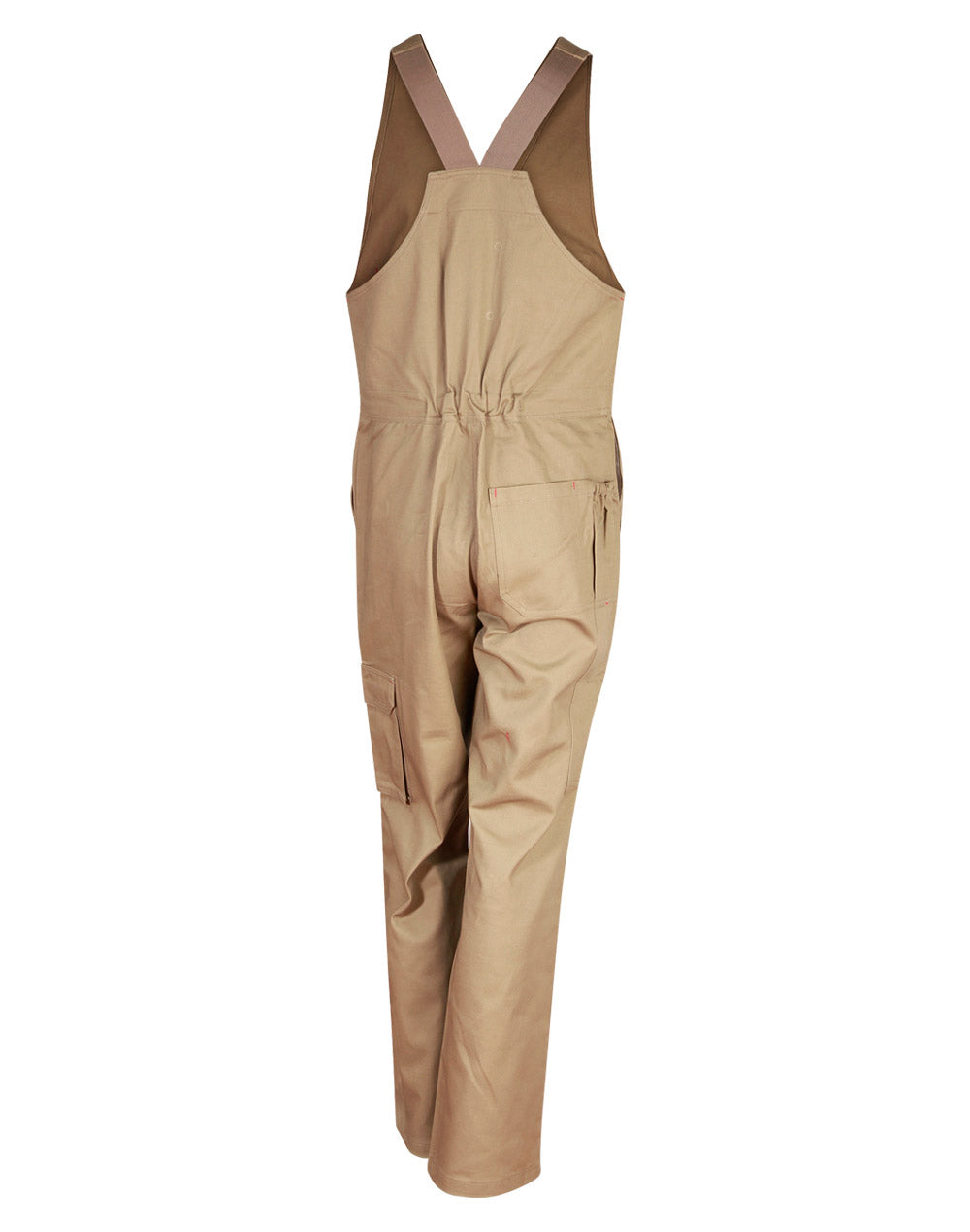 Men's Action Back Overall-Regular - Khaki - Back
