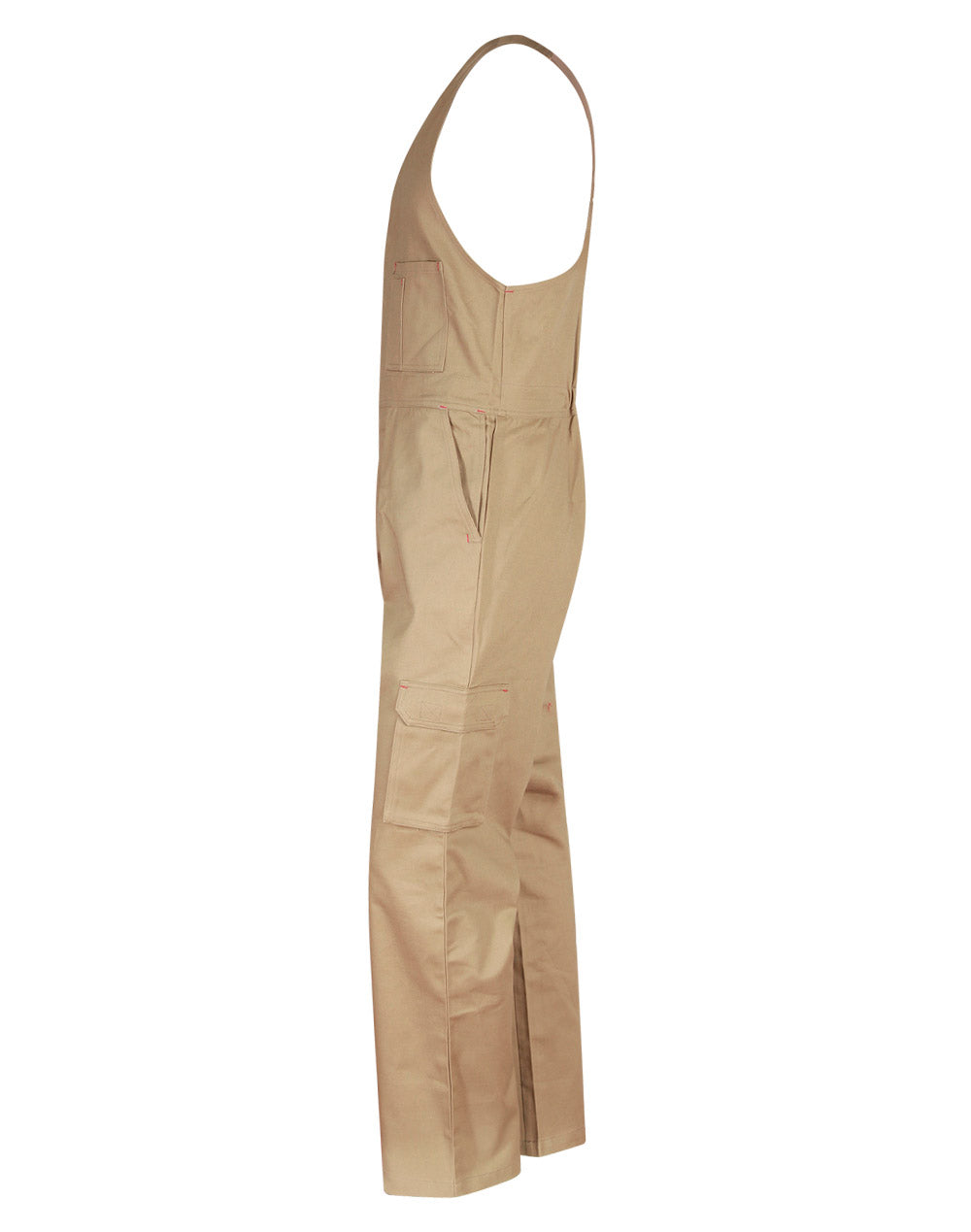 Men's Action Back Overall-Regular - Khaki - View
