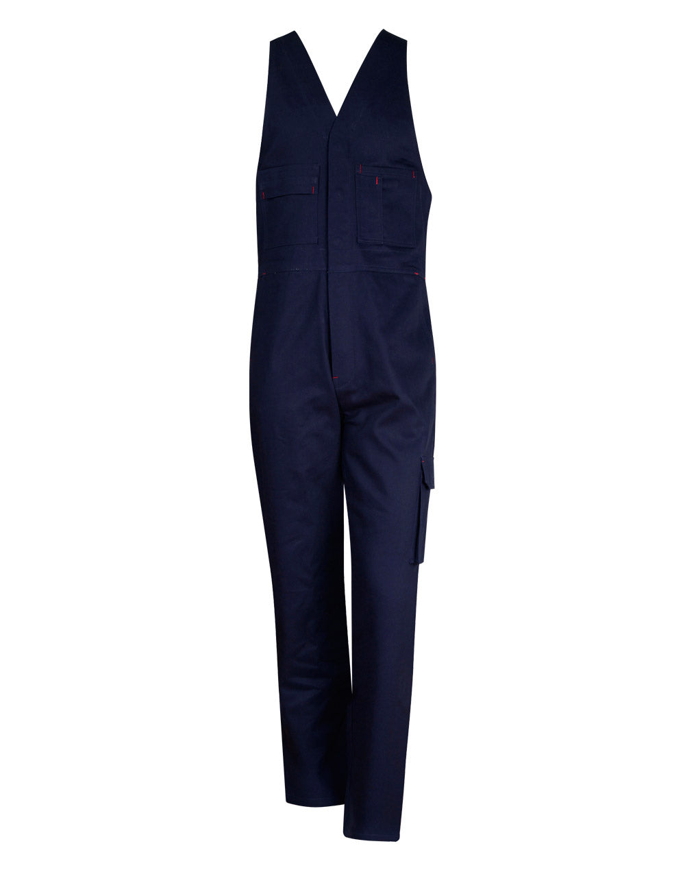 Men's Action Back Overall-Regular - Navy - Front