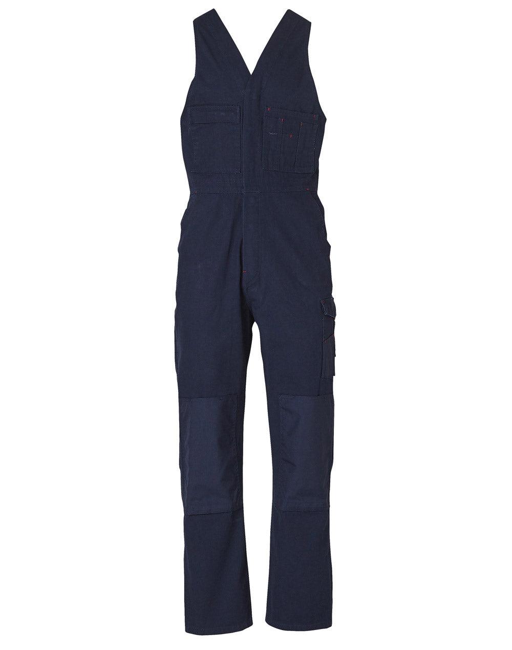 Men's Durable Action Back Overall - Navy - Front