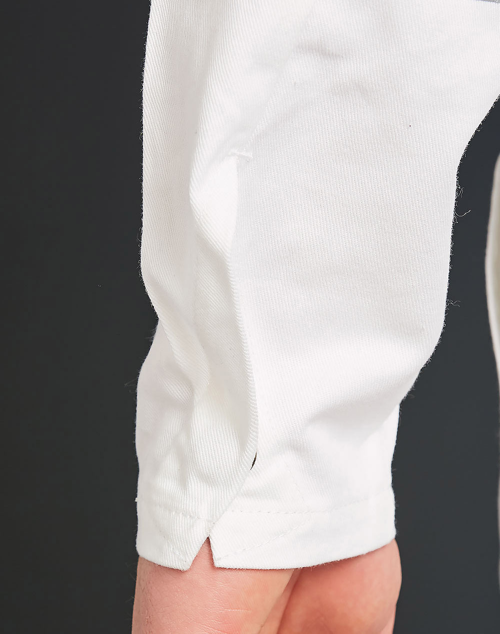 Mens biomotion nightwear coverall with x back tape configuration - White - View