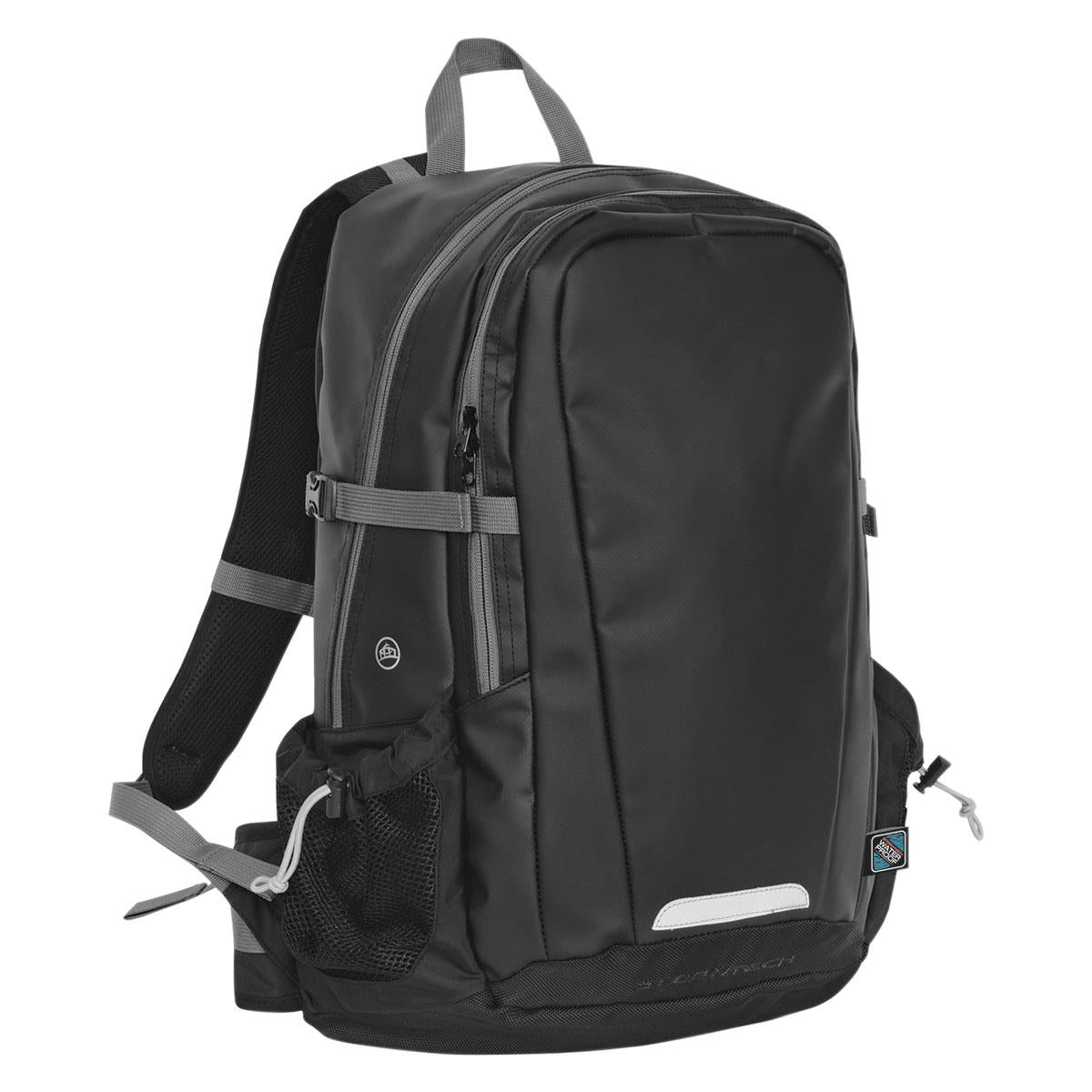 Deluge BackPack - Black / Granite - Front