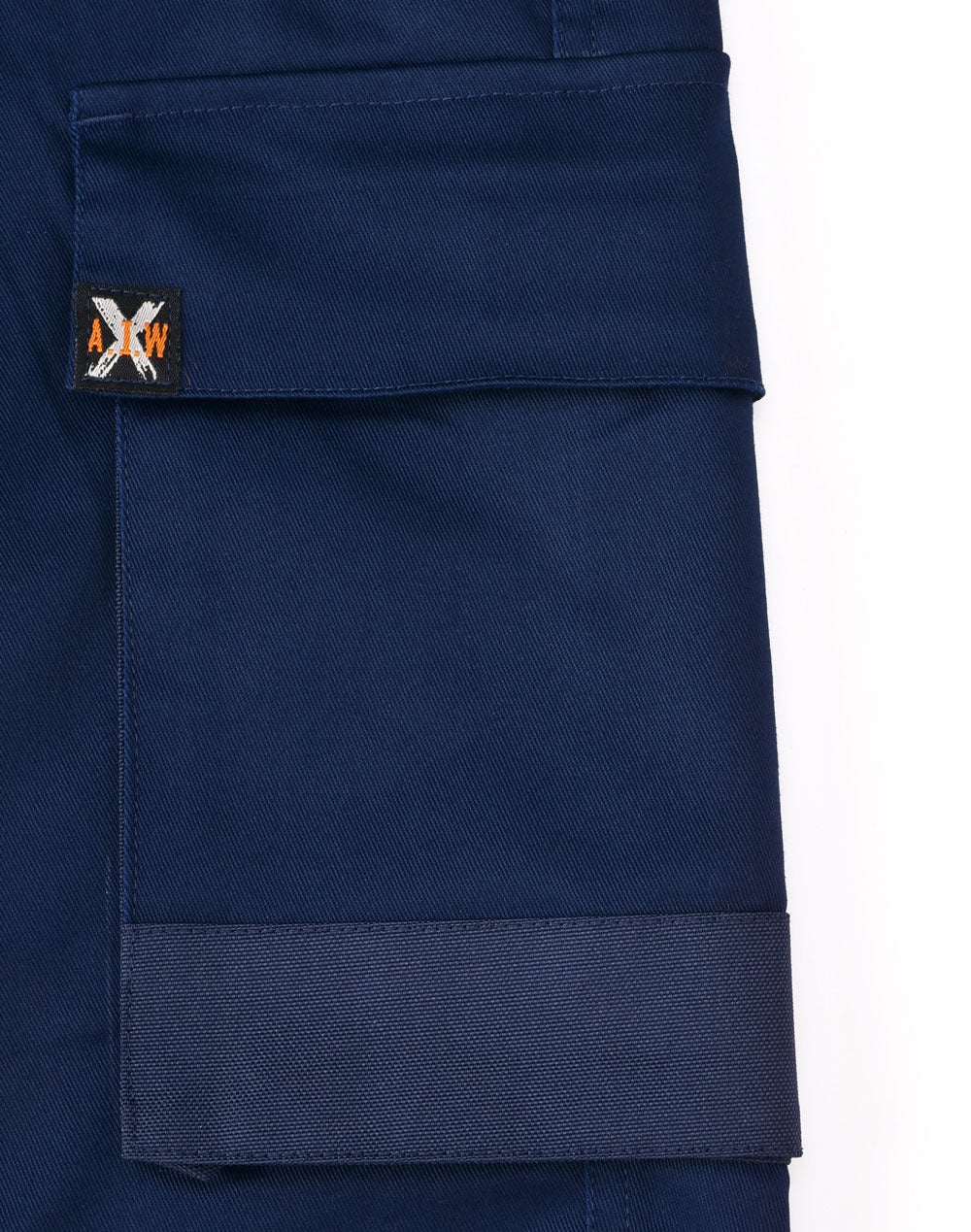 Unisex Utility Stretch Cargo Work Shorts - Navy - View