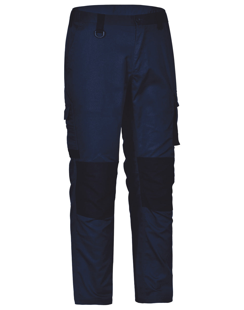 Unisex Utility Stretch Cargo Work Pants - Navy - Front