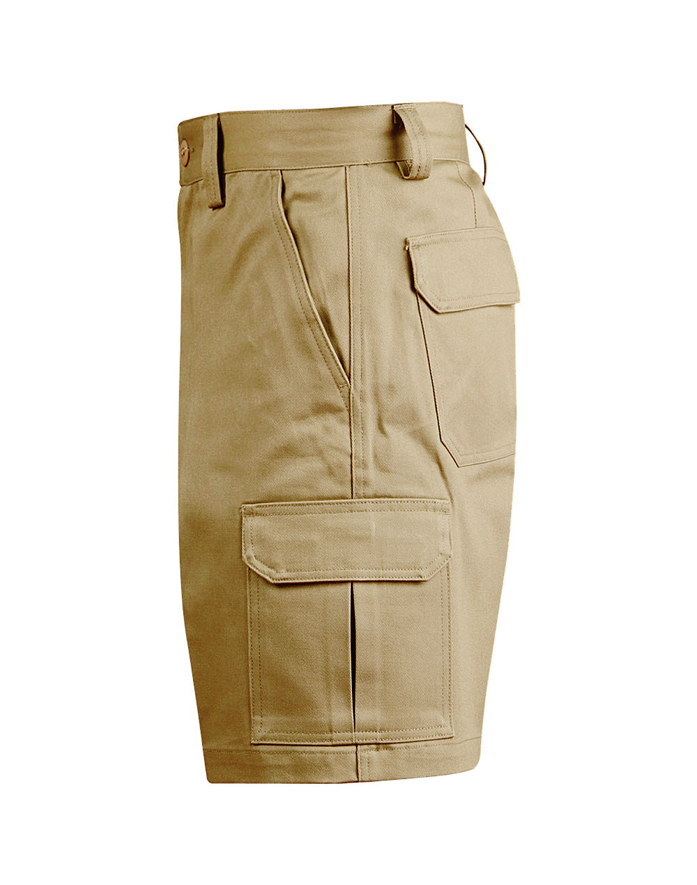 Men's Heavy Cotton Drill Cargo Shorts - Khaki - View