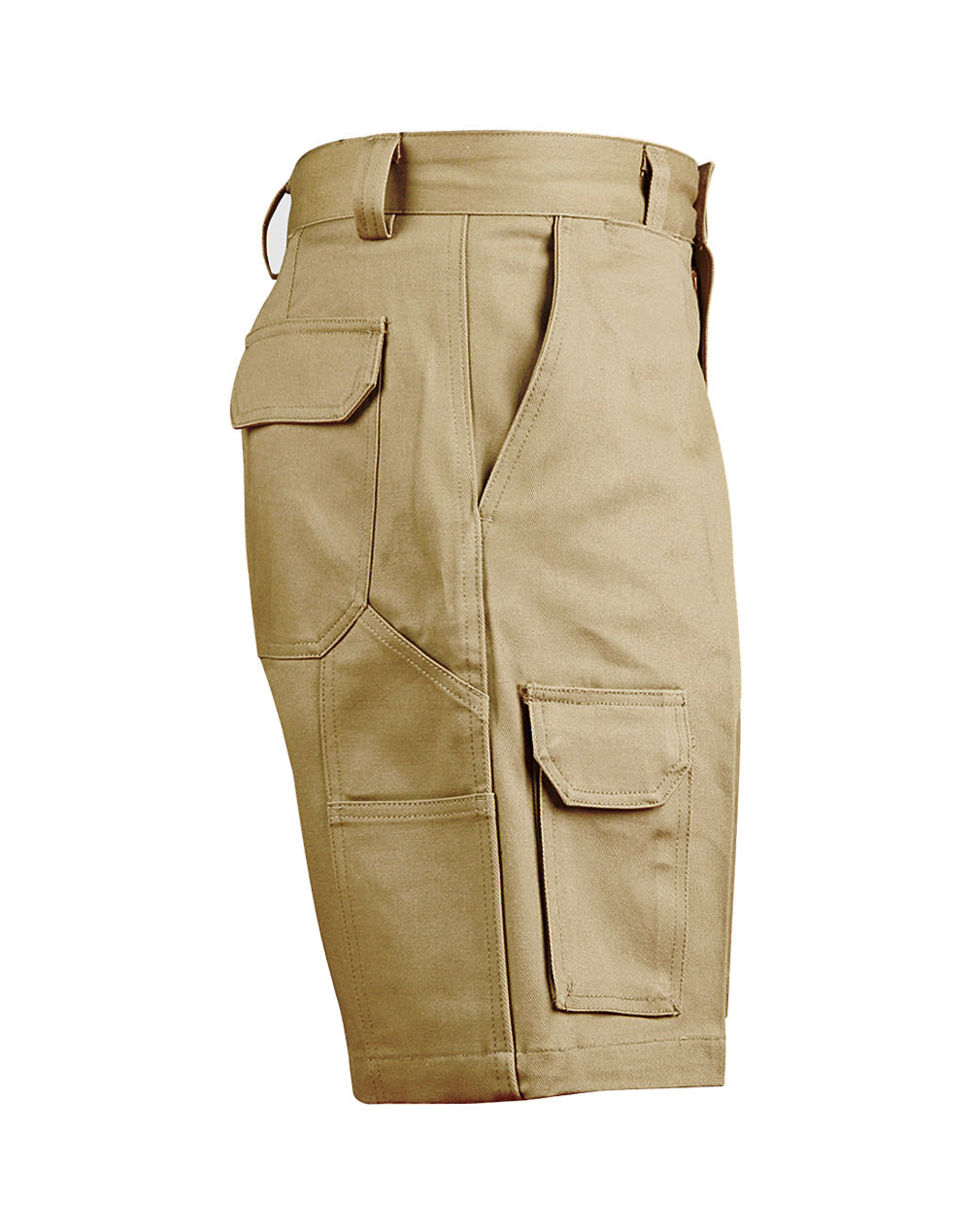 Men's Heavy Cotton Drill Cargo Shorts - Khaki - View
