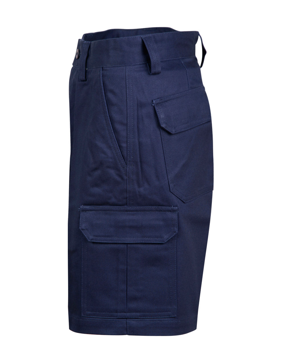 Men's Heavy Cotton Drill Cargo Shorts - Navy - View