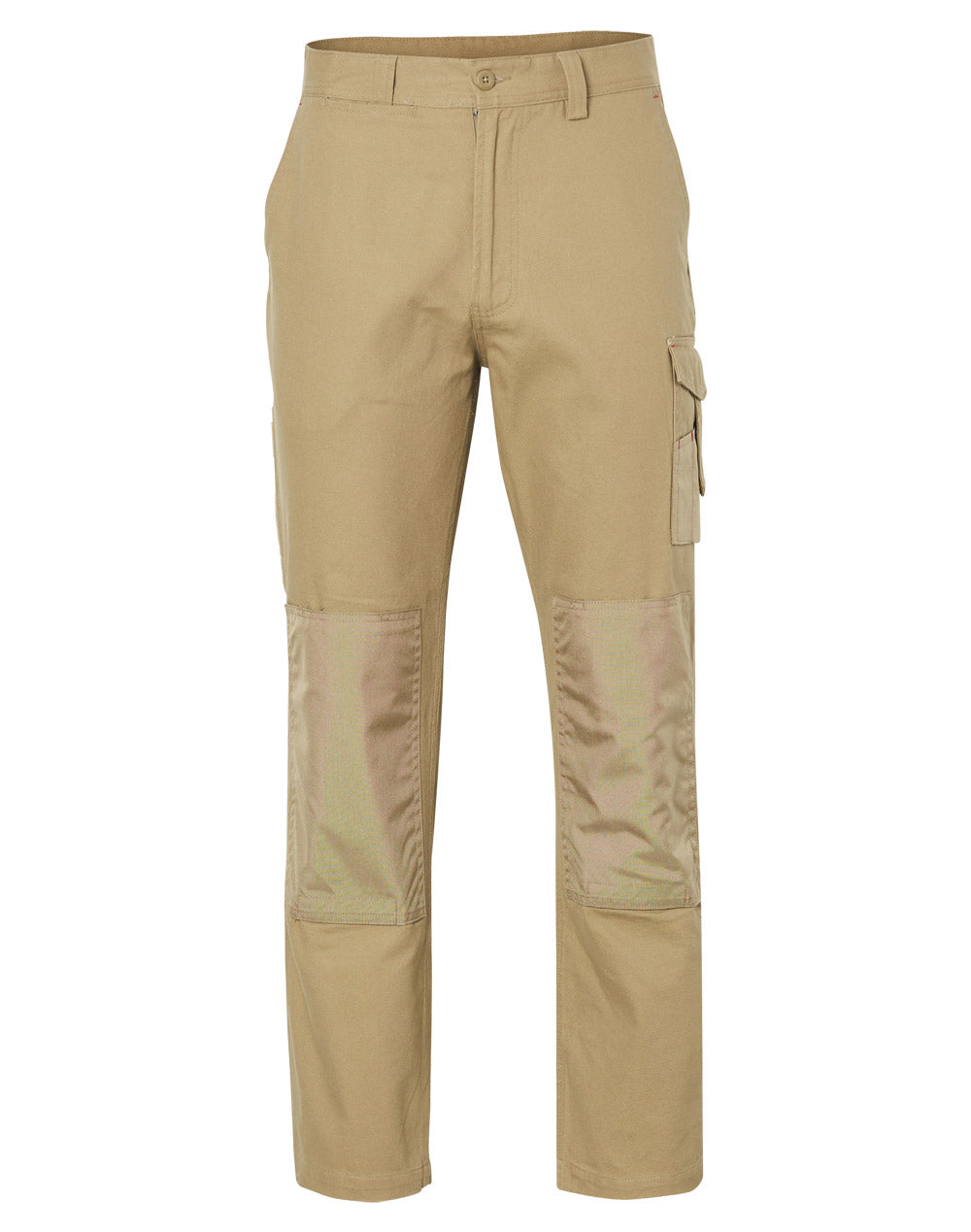 Cordura Durable Work Pants Stout Size - Khaki - Front