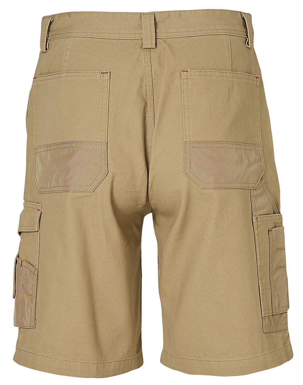 Cordura Durable Work Shorts - Khaki - Back
