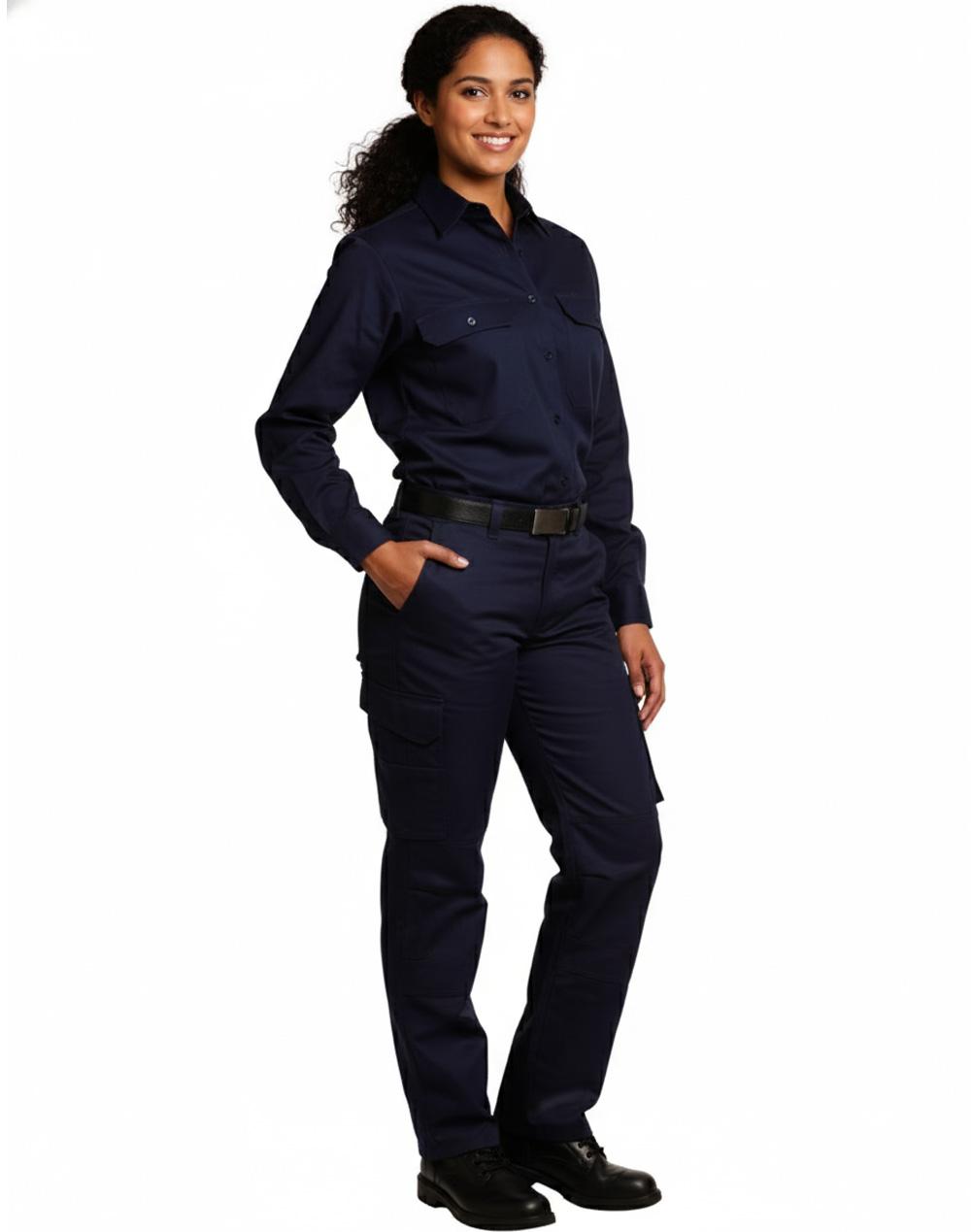 Ladies' Heavy Cotton Drill Cargo Pants