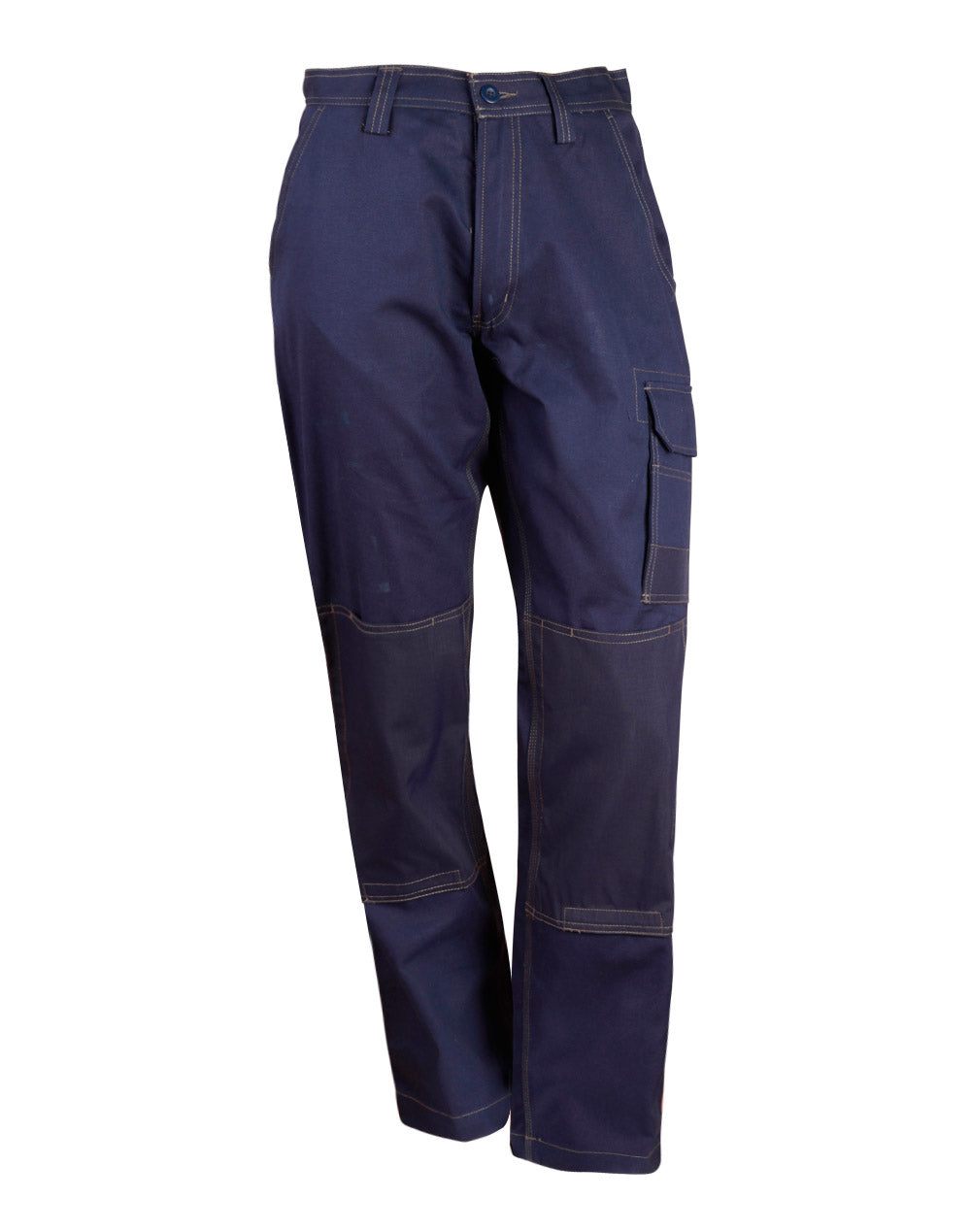 Cordura Semi-Fitted Cordura Work Pants - Navy - Front