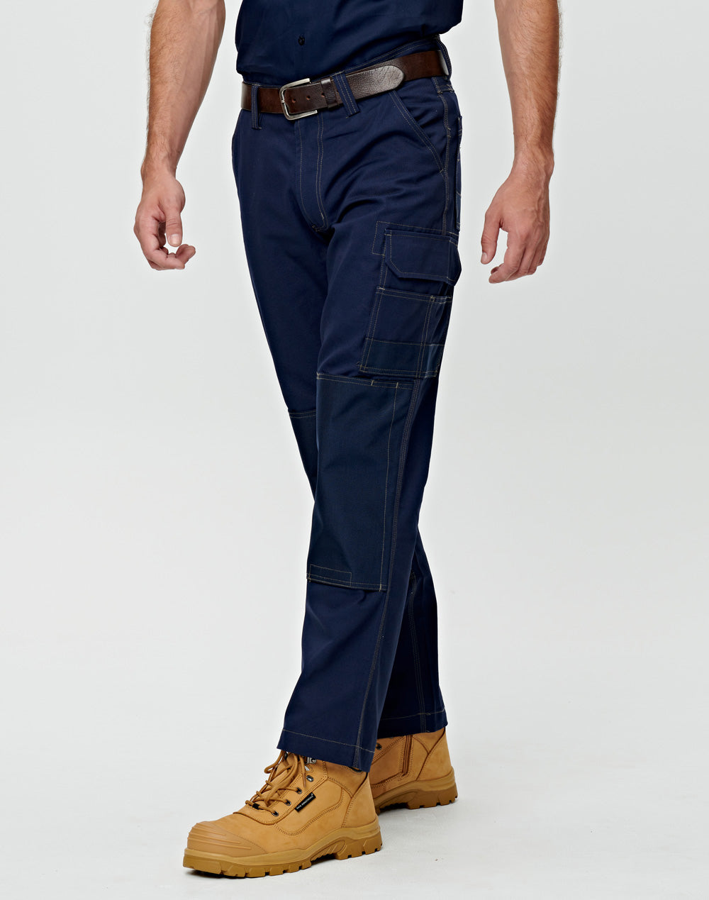 Cordura Semi-Fitted Cordura Work Pants - Navy - View
