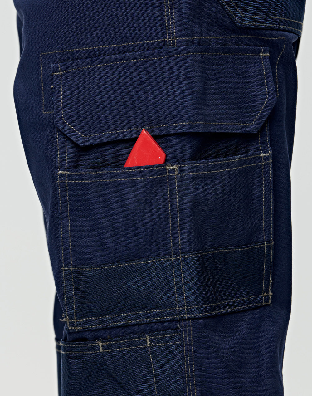 Cordura Semi-Fitted Cordura Work Pants - Navy - View