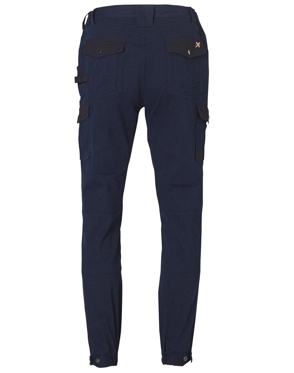 Mens Cargo Work Pant - Navy - Back