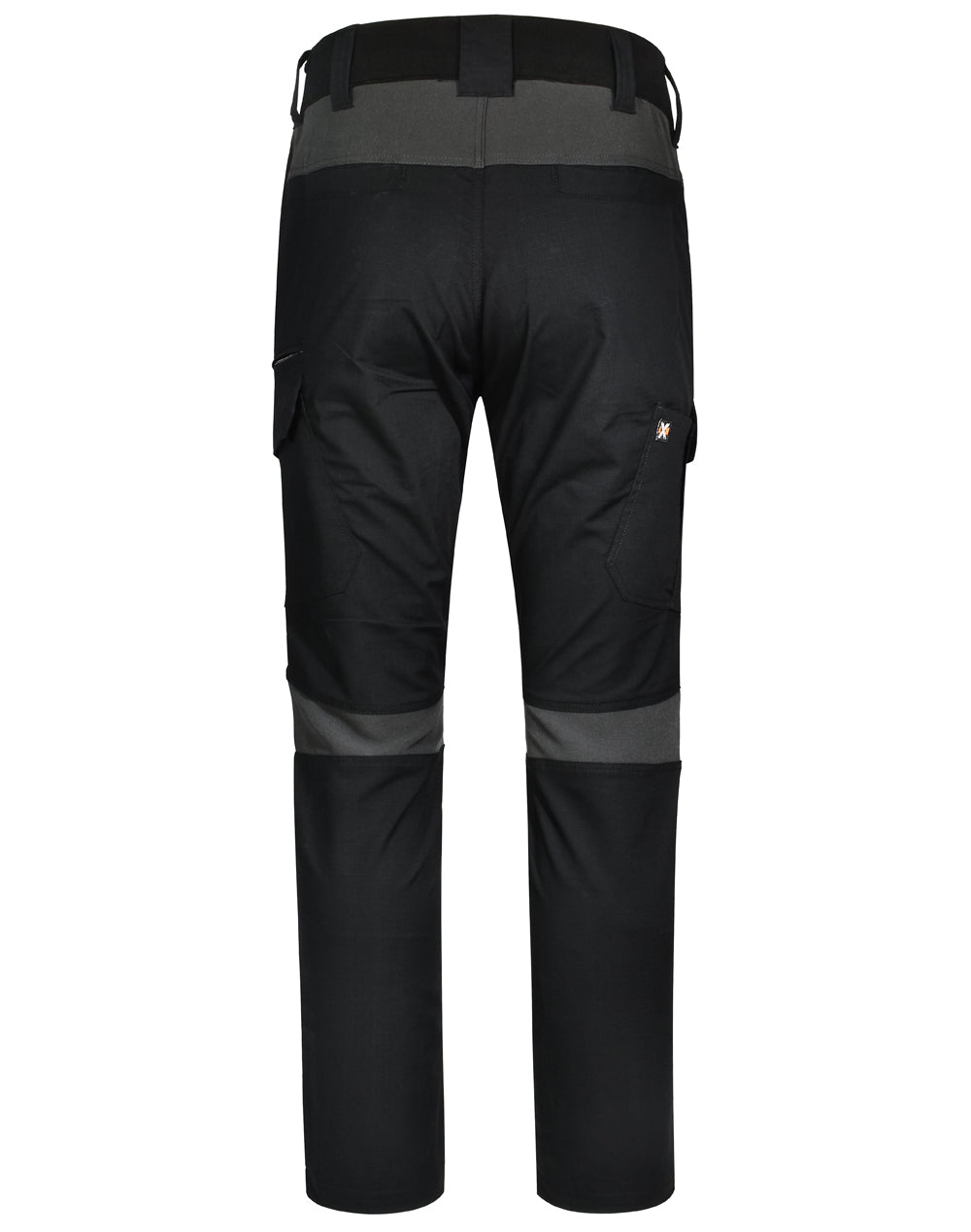 Unisex Ripstop Stretch Work Pants - Black - View