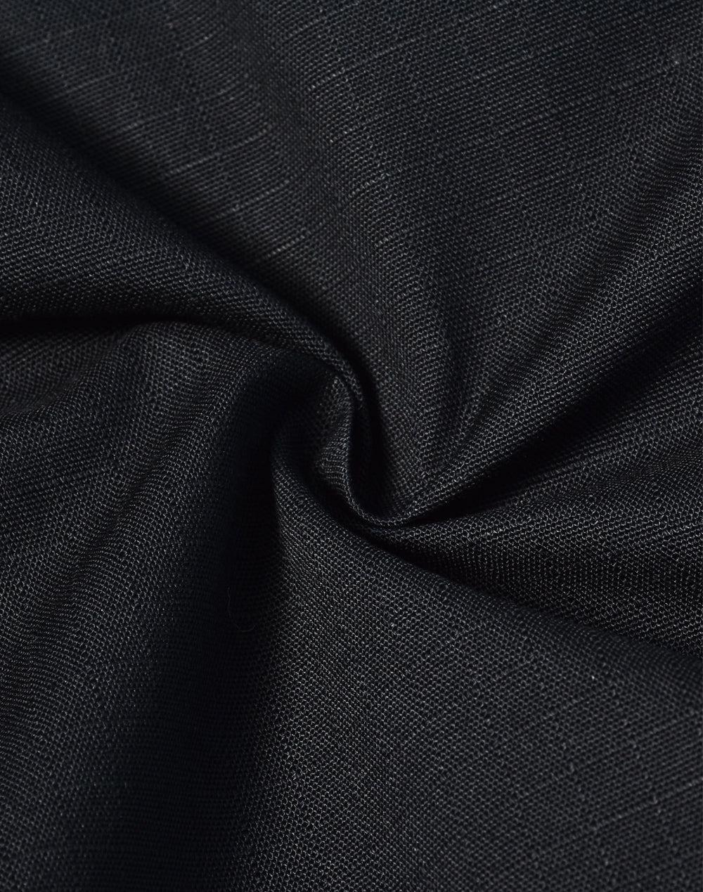 Unisex Ripstop Stretch Work Pants - Black - Fabric