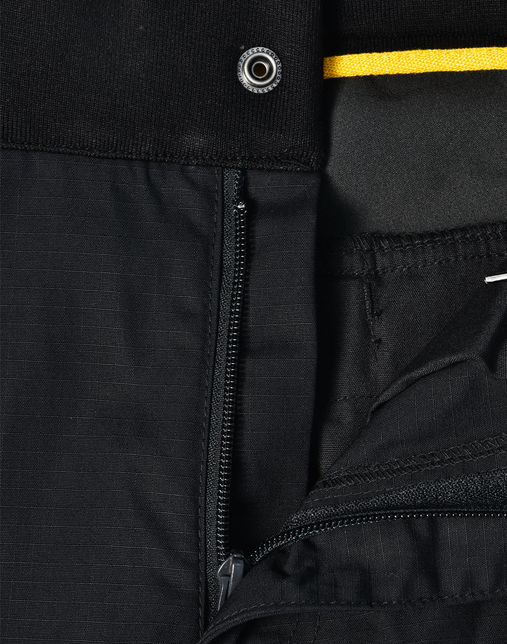 Unisex Ripstop Stretch Work Pants - Black - View