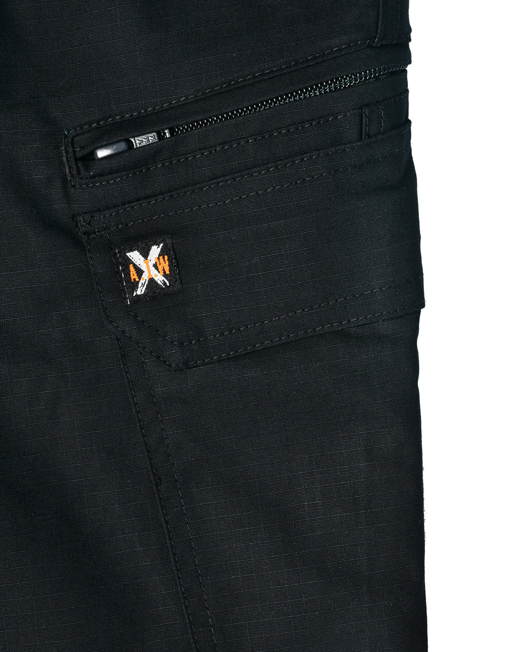 Unisex Ripstop Stretch Work Pants - Black - View