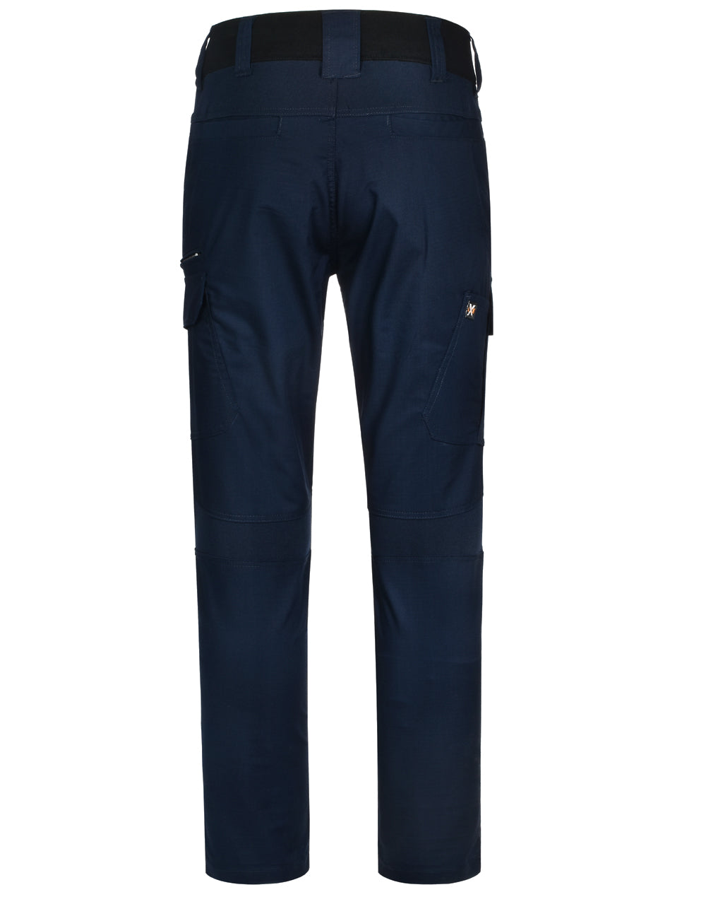 Unisex Ripstop Stretch Work Pants - Navy - Back