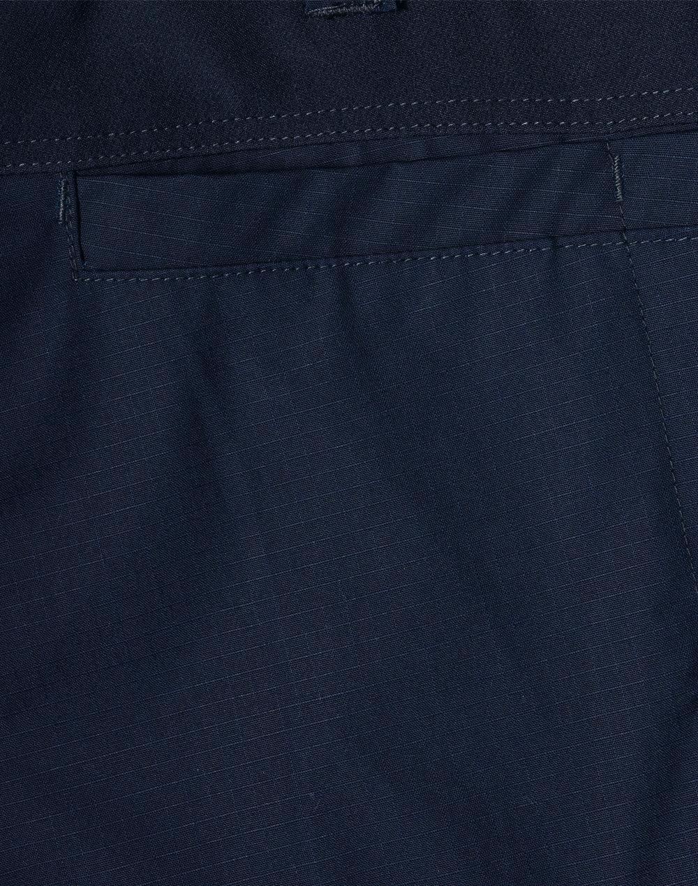 Unisex Ripstop Stretch Work Pants - Navy - Back
