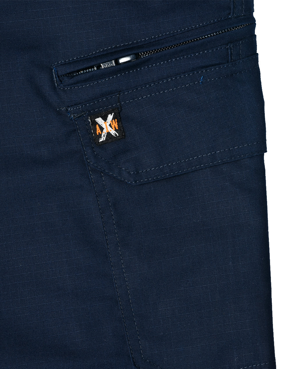 Unisex Ripstop Stretch Work Pants - Navy - View