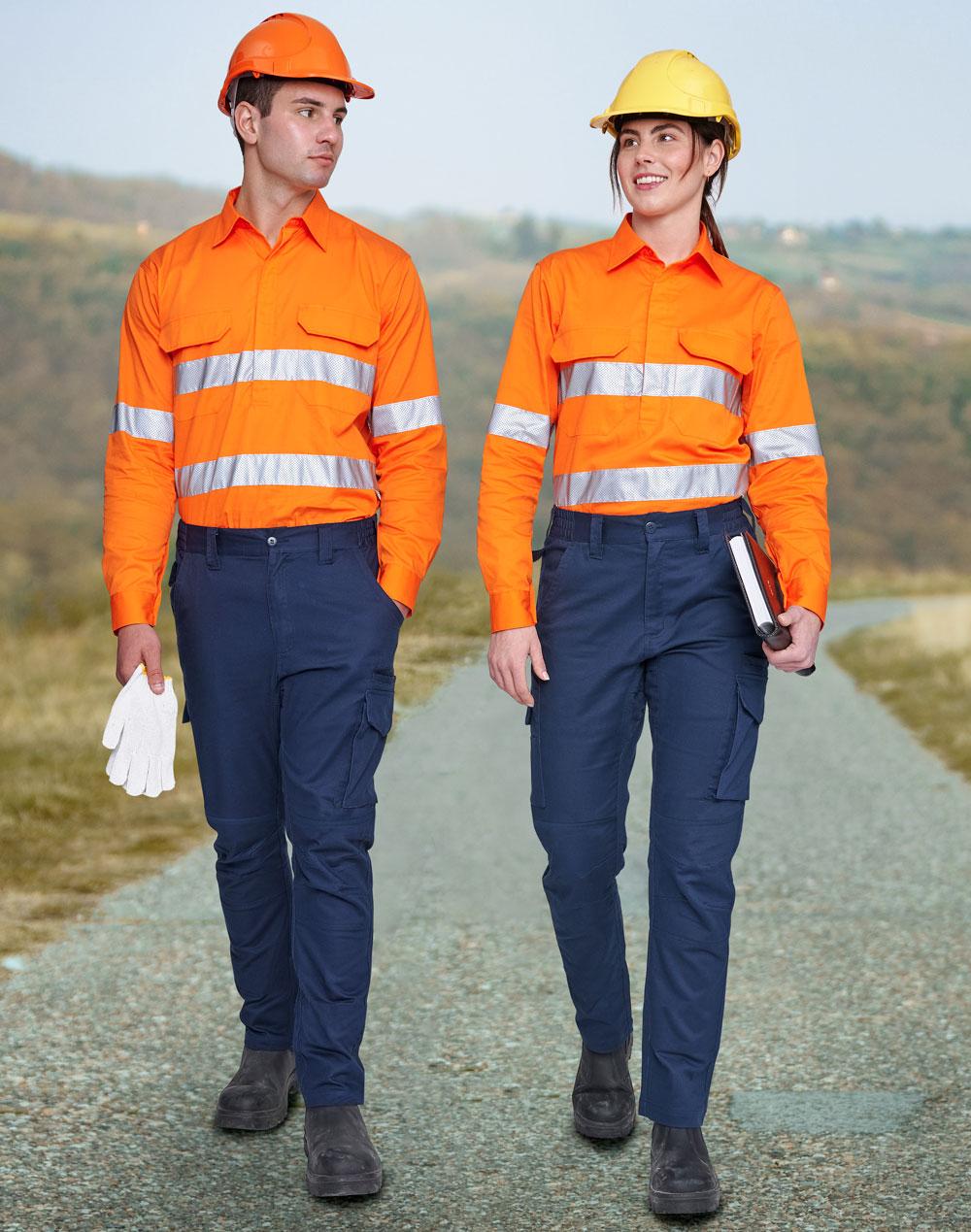 Unisex Cotton Stretch Rip-Stop Work Pants