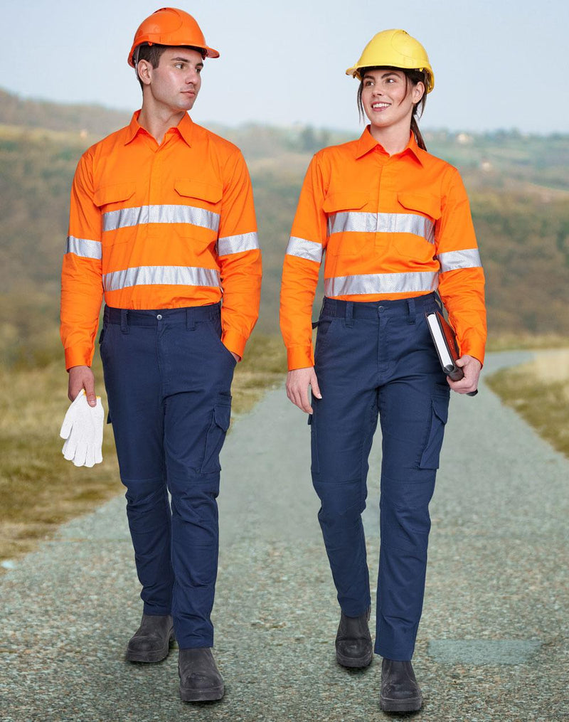 Unisex Cotton Stretch Rip-Stop Work Pants