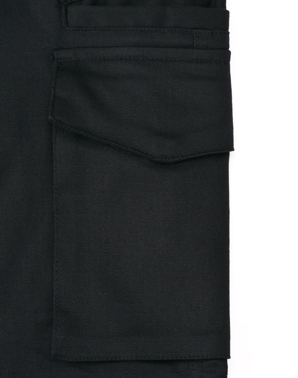 Unisex Cotton Stretch Rip-Stop Work Pants - Black - View