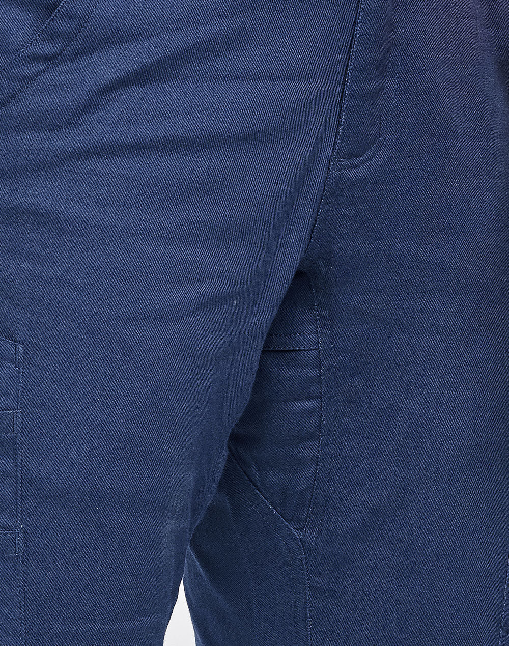 Unisex Cotton Stretch Rip-Stop Work Pants - Navy - View