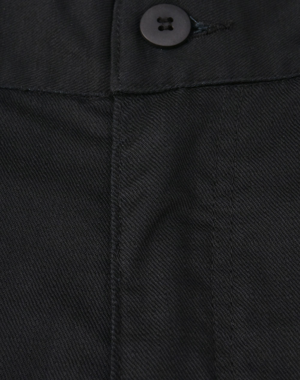 Unisex Cotton Stretch Rip-Stop Work Shorts - Black - View